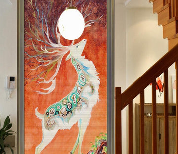 3D Elk Moon 558 Wall Murals Wallpaper AJ Wallpaper 2 