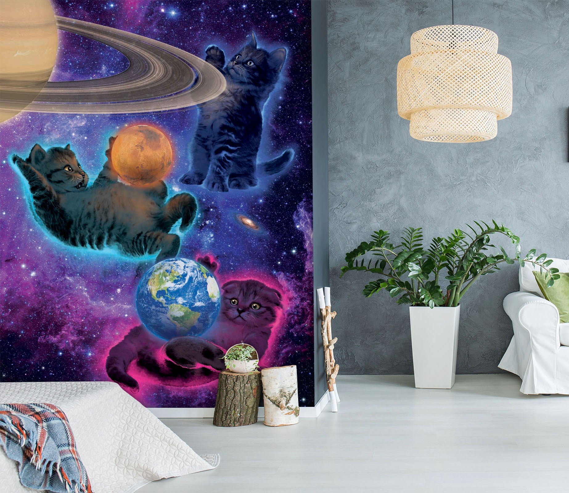 3D Colored Earth 1502 Wall Murals Exclusive Designer Vincent Wallpaper AJ Wallpaper 