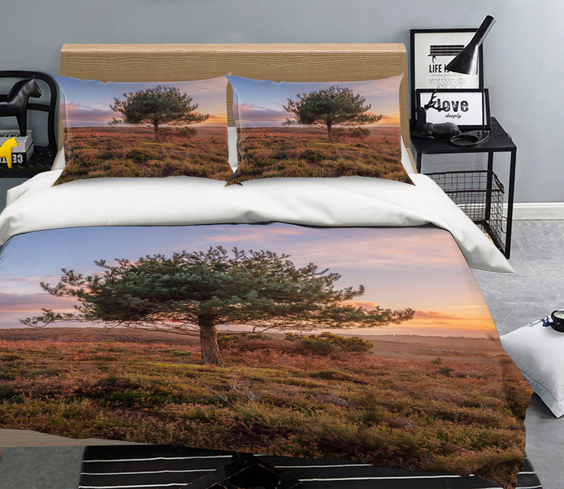 3D Green Tree 7235 Assaf Frank Bedding Bed Pillowcases Quilt Cover Duvet Cover
