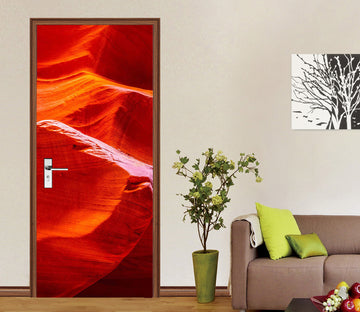 3D Valley Red Winds 11495 Marco Carmassi Door Mural
