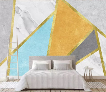 3D Colored Triangle WC31 Wall Murals Wallpaper AJ Wallpaper 2 