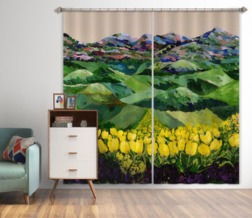 3D Beautiful Field 143 Allan P. Friedlander Curtain Curtains Drapes Wallpaper AJ Wallpaper 