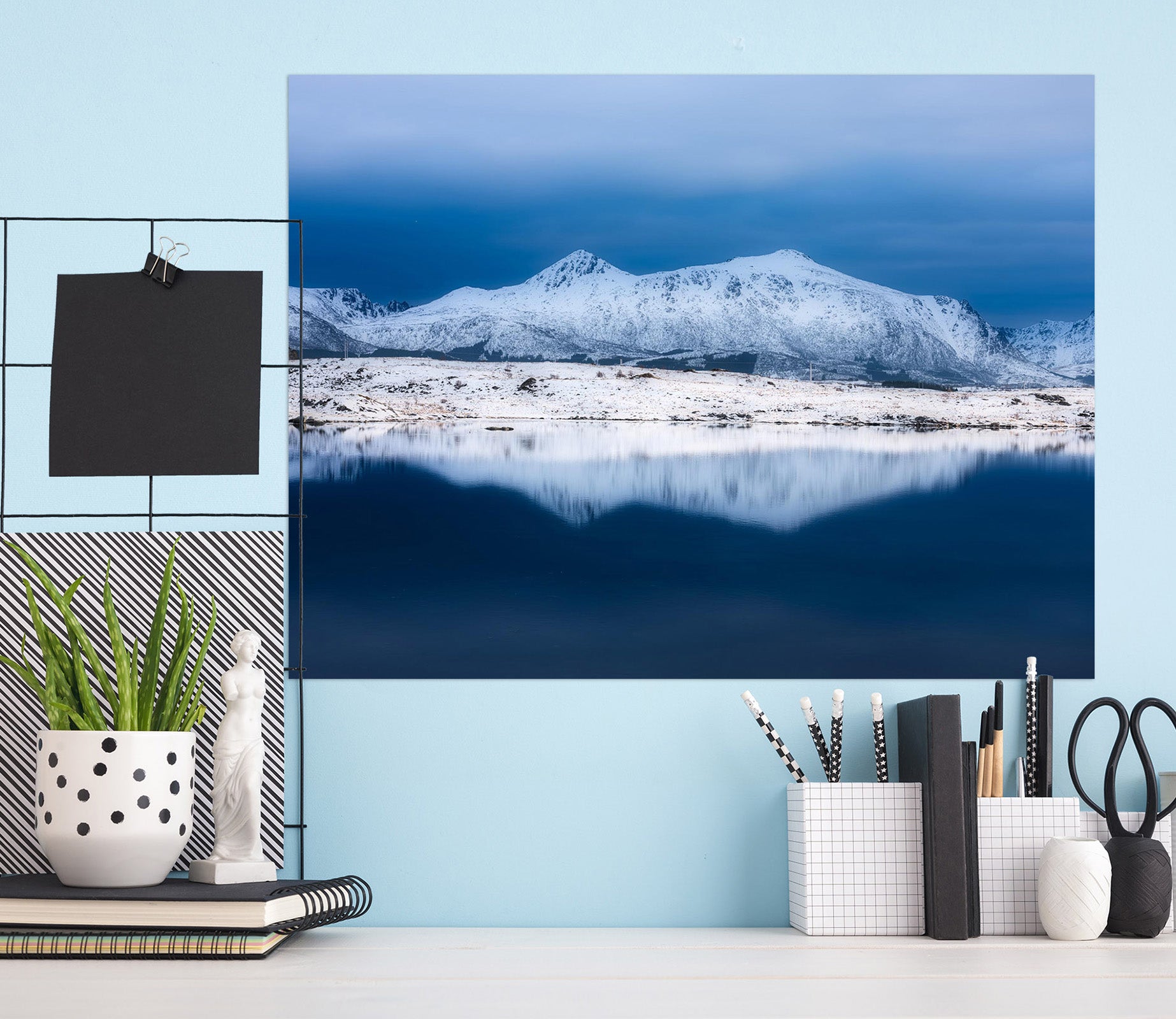 3D Ice Lake 177 Marco Carmassi Wall Sticker