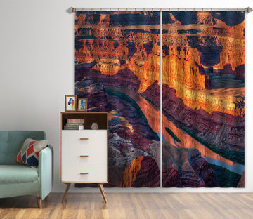 3D Mountain River 5315 Beth Sheridan Curtain Curtains Drapes