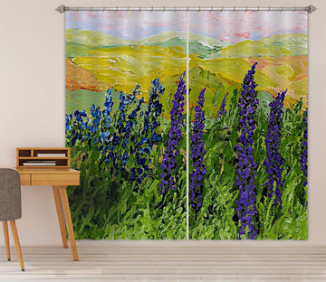 3D Prairie Wildflower 152 Allan P. Friedlander Curtain Curtains Drapes