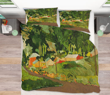 3D Forest House 1054 Allan P. Friedlander Bedding Bed Pillowcases Quilt
