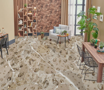 3D Water Drop Art 257 Floor Mural  Wallpaper Murals Rug & Mat Print Epoxy waterproof bath floor