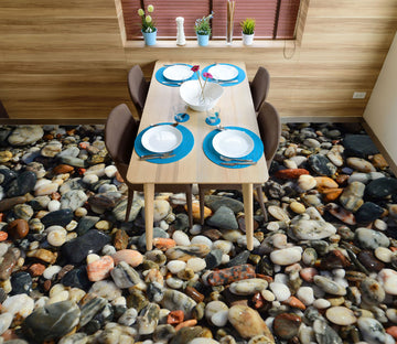 3D Rich Little Stones 1514 Floor Mural  Wallpaper Murals Self-Adhesive Removable Print Epoxy
