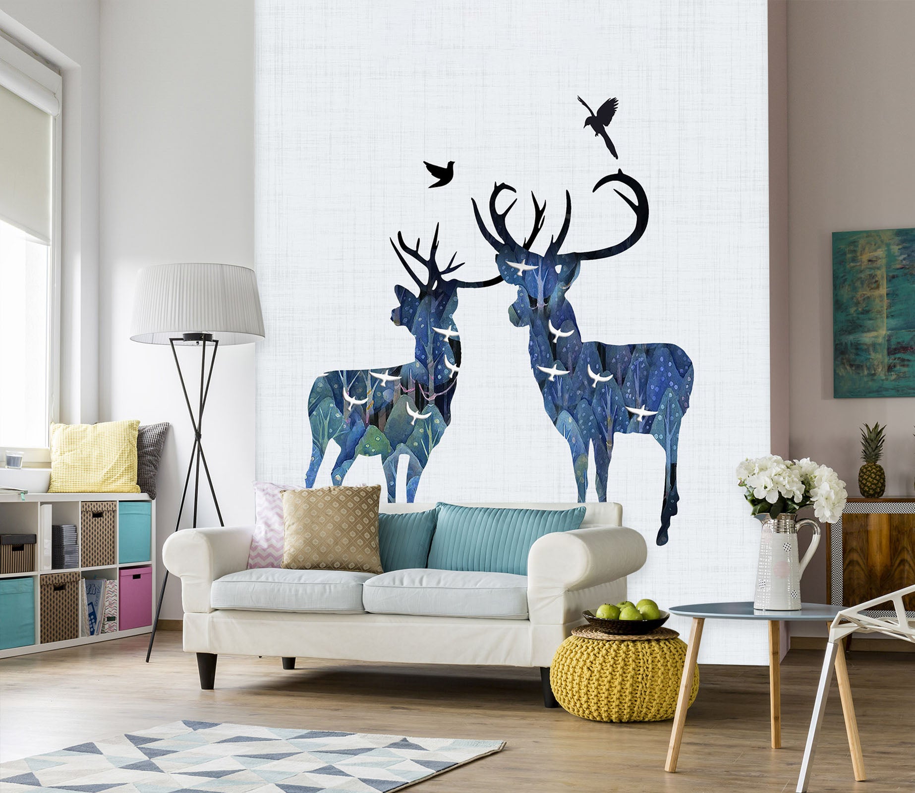 3D Asuka Fawn 059 Wall Murals