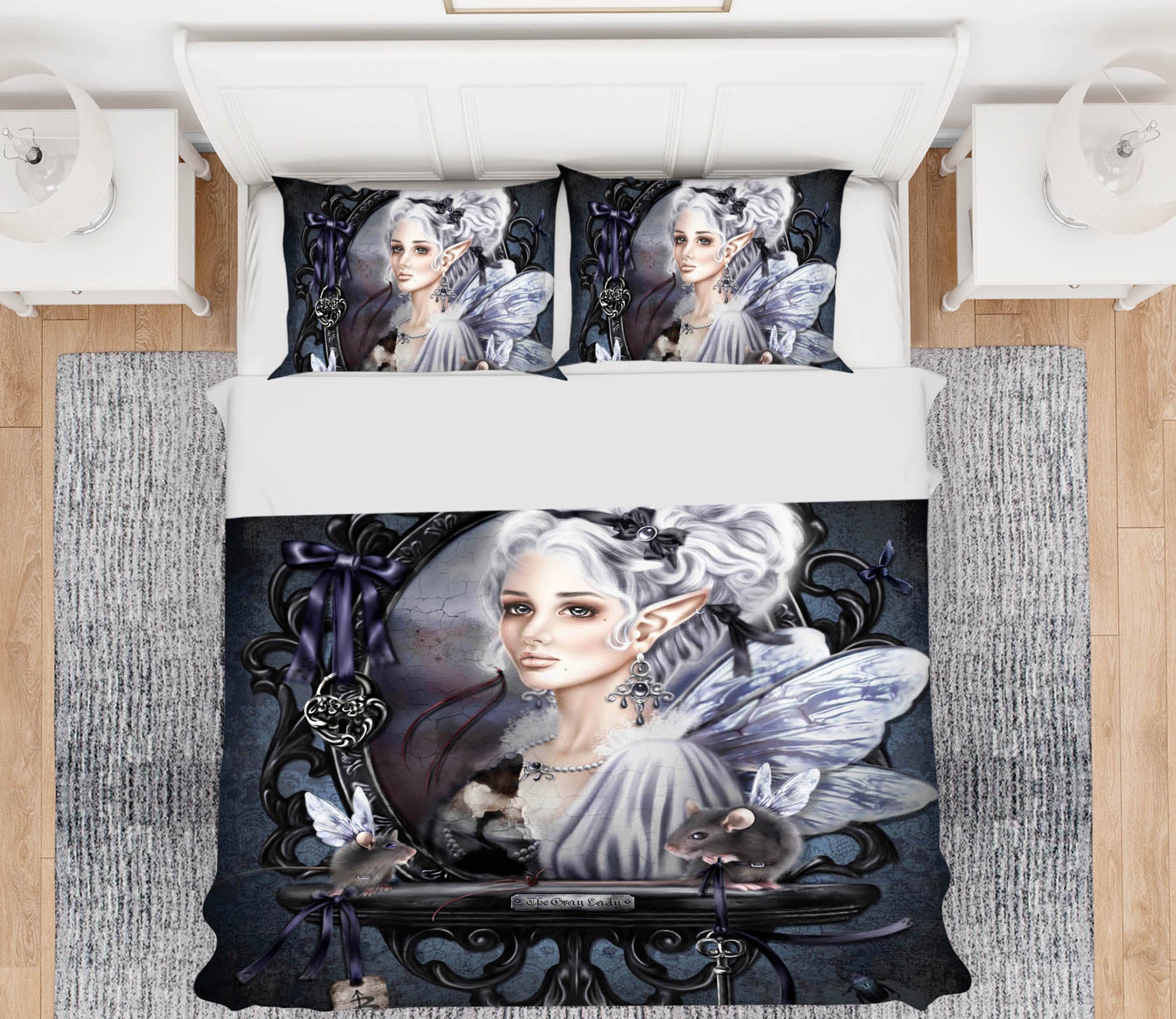3D Butterfly Elf 8844 Brigid Ashwood Bedding Bed Pillowcases Quilt Cover Duvet Cover