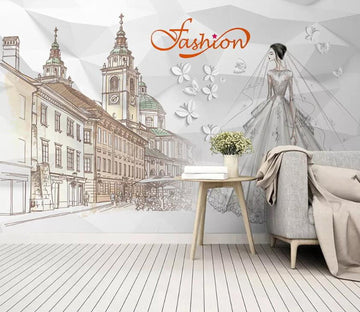 3D Castle Wedding WC65 Wall Murals Wallpaper AJ Wallpaper 2 