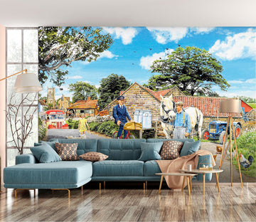 3D Post For The Farm 1046 Trevor Mitchell Wall Mural Wall Murals