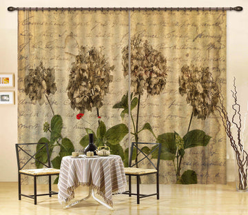 3D Dusk Flower 225 Assaf Frank Curtain Curtains Drapes