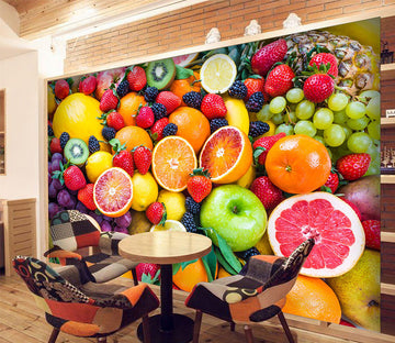 3D Fresh Fruits 1010 Wall Murals