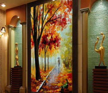 3D Fallen Leaves 639 Wall Murals Wallpaper AJ Wallpaper 2 