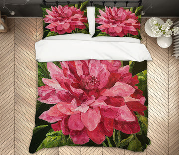 3D Peony Blossom 1041 Allan P. Friedlander Bedding Bed Pillowcases Quilt