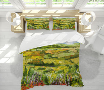 3D Flower Gate 1029 Allan P. Friedlander Bedding Bed Pillowcases Quilt