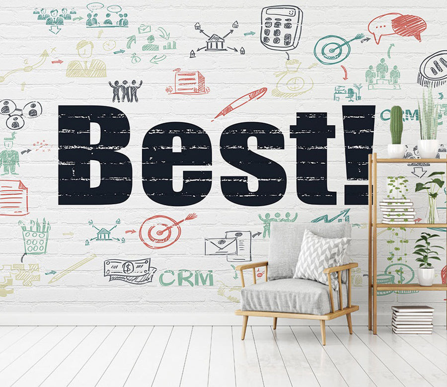 3D Color Painting WC519 Wall Murals