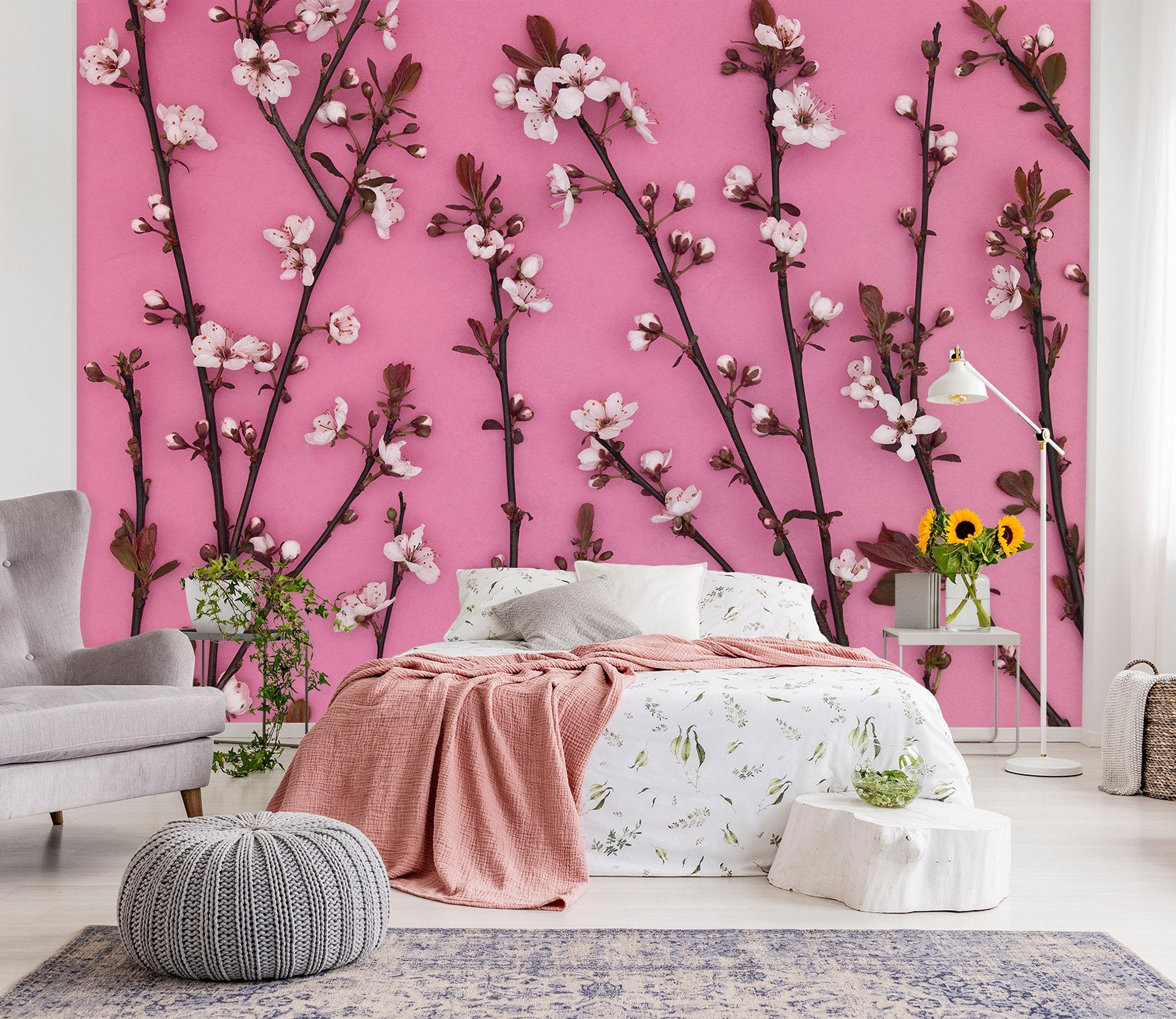 3D Blooming Flower 1390 Assaf Frank Wall Mural Wall Murals Wallpaper AJ Wallpaper 2 
