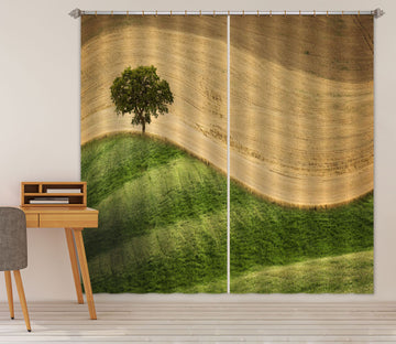 3D Sandy Grassland 164 Marco Carmassi Curtain Curtains Drapes