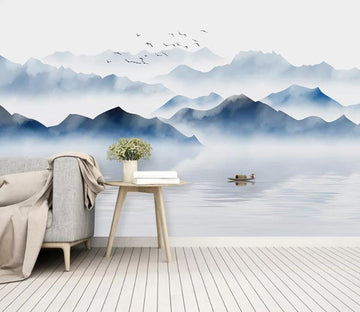 3D Water Boat WC47 Wall Murals Wallpaper AJ Wallpaper 2 