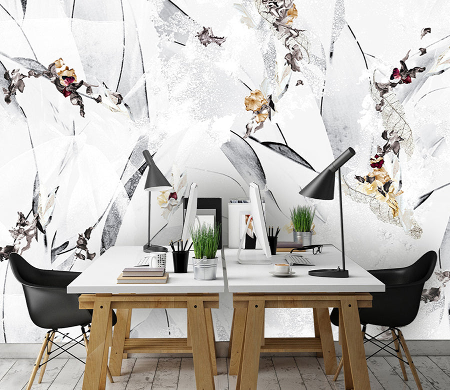 3D Flower Falling WG092 Wall Murals