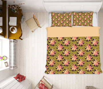 3D Pink Bouquet Pattern 109101 Kashmira Jayaprakash Bedding Bed Pillowcases Quilt