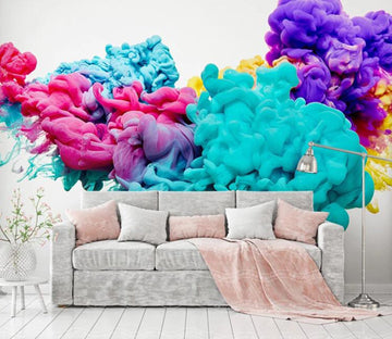 3D Color Ink WC38 Wall Murals Wallpaper AJ Wallpaper 2 