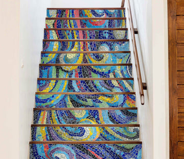 3D Art 7203 Stair Risers Wallpaper AJ Wallpaper 