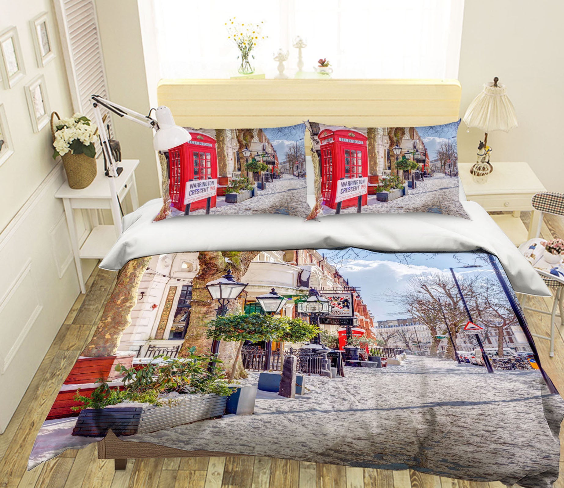 3D London Street 2021 Assaf Frank Bedding Bed Pillowcases Quilt