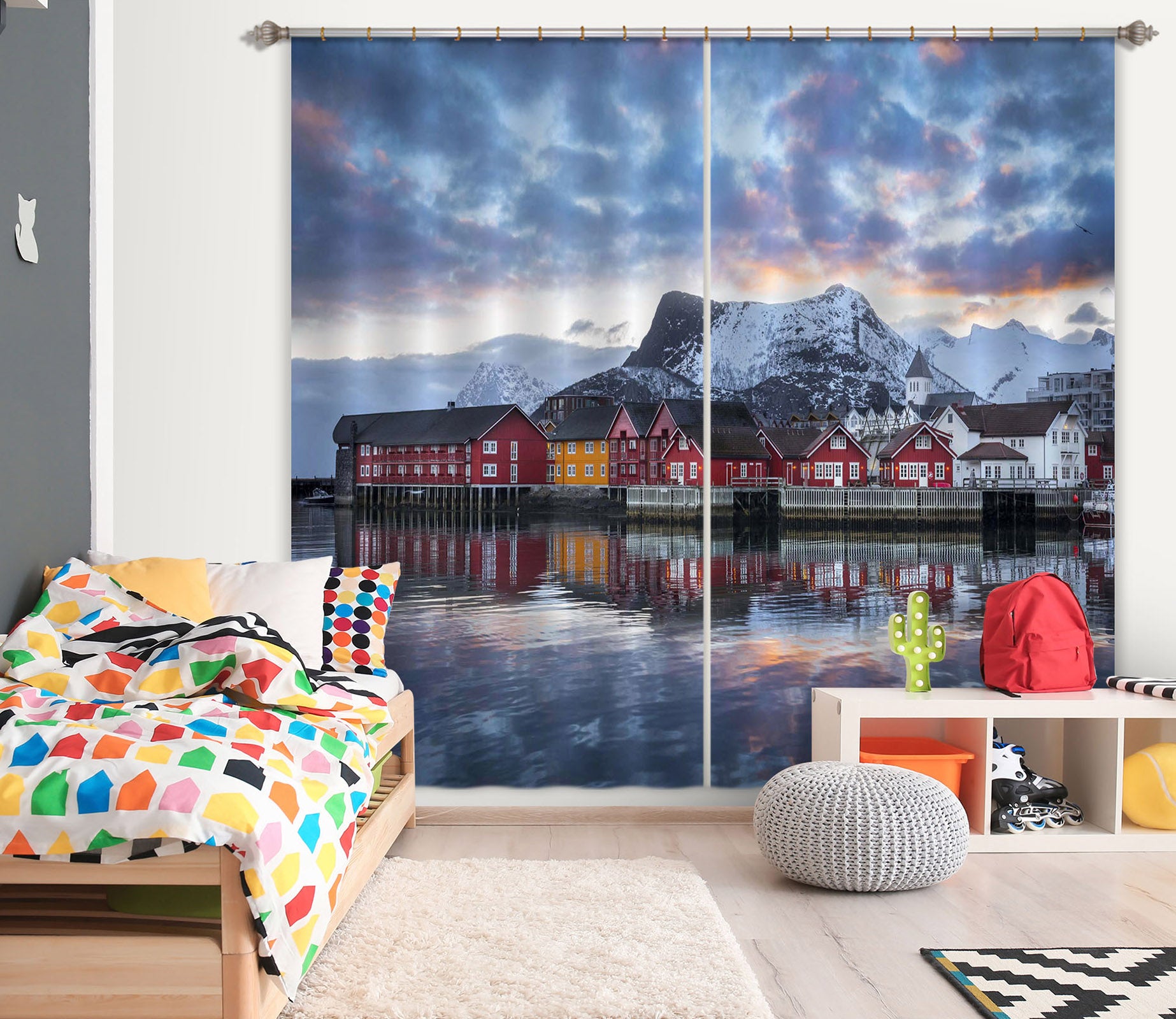 3D Water Manor 146 Marco Carmassi Curtain Curtains Drapes