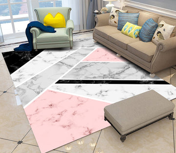 3D Colored Geometric Pattern WG450 Non Slip Rug Mat Mat AJ Creativity Home 