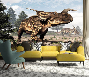 3D Giant Dinosaur 1551 Wall Murals