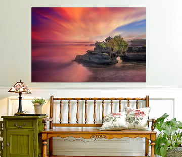 3D Sunset Canyon 111 Marco Carmassi Wall Sticker