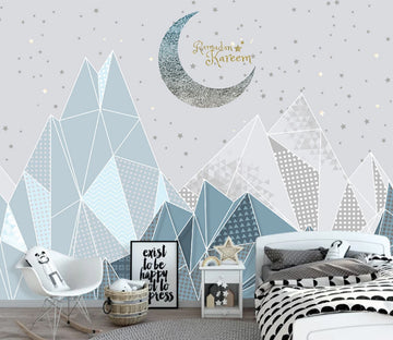 3D Triangle Hill WC2054 Wall Murals