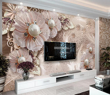 3D Pearl Decoration WC294 Wall Murals