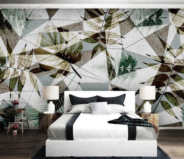 3D Colored Leaves WC10 Wall Murals Wallpaper AJ Wallpaper 2 