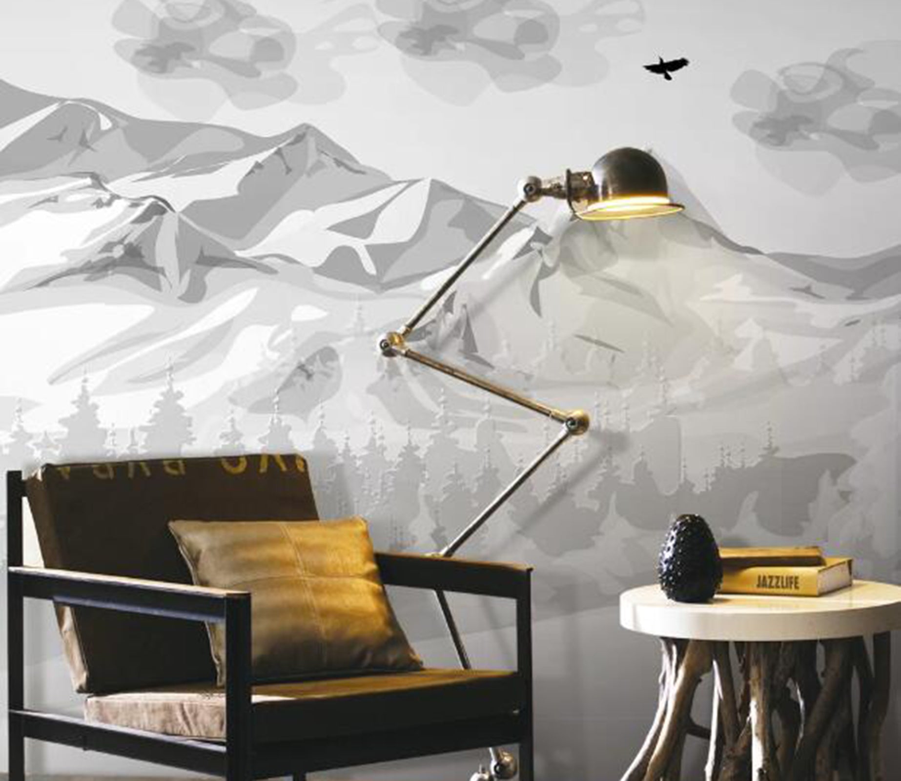 3D Snow Mountain WC15 Wall Murals Wallpaper AJ Wallpaper 2 