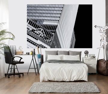 3D Canopy 018 Noirblanc777 Wall Sticker