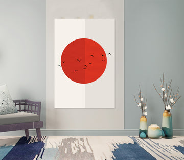 3D Winter Gloom 037 Boris Draschoff Wall Sticker