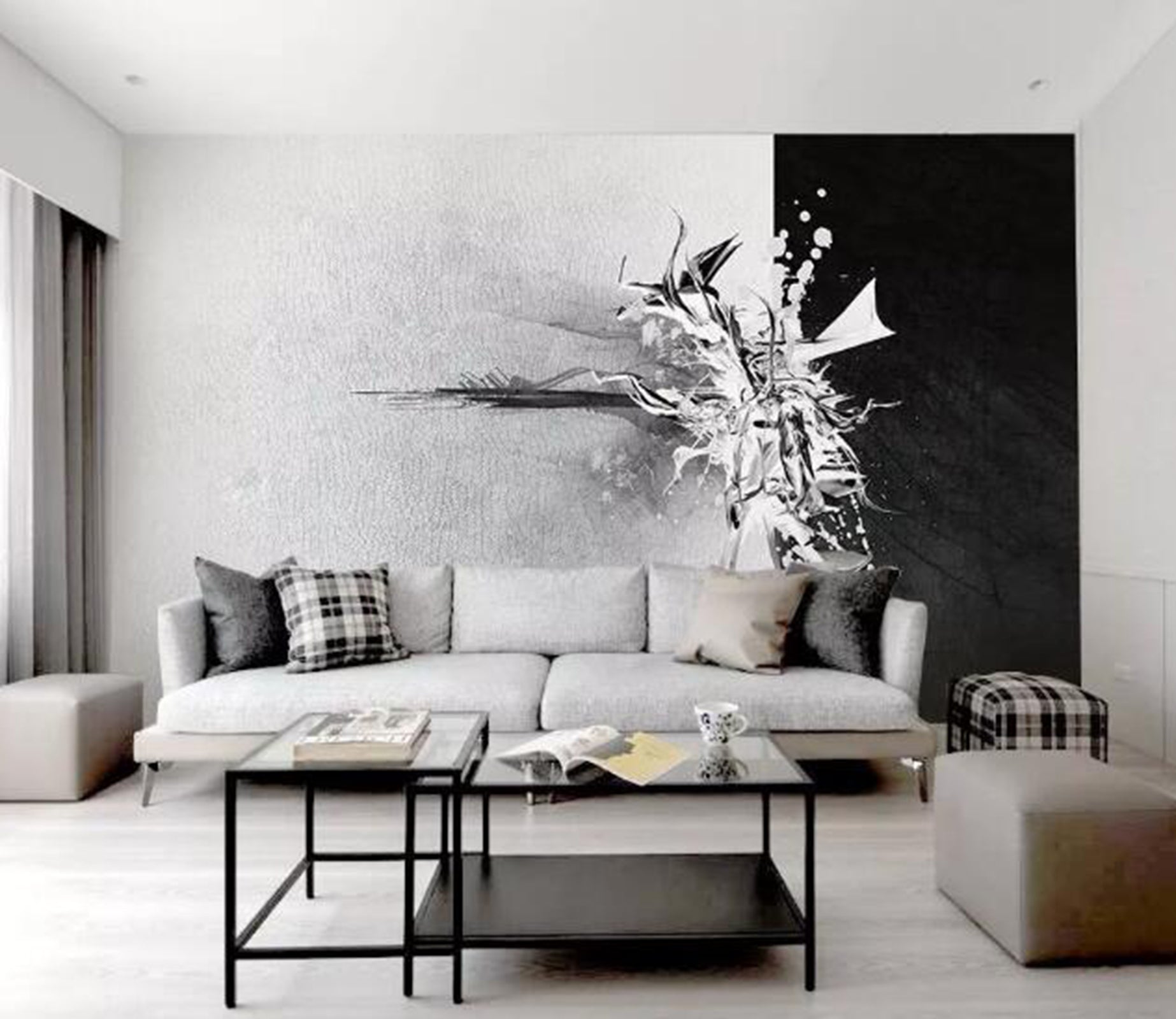 3D White Pattern WG46 Wall Murals Wallpaper AJ Wallpaper 2 