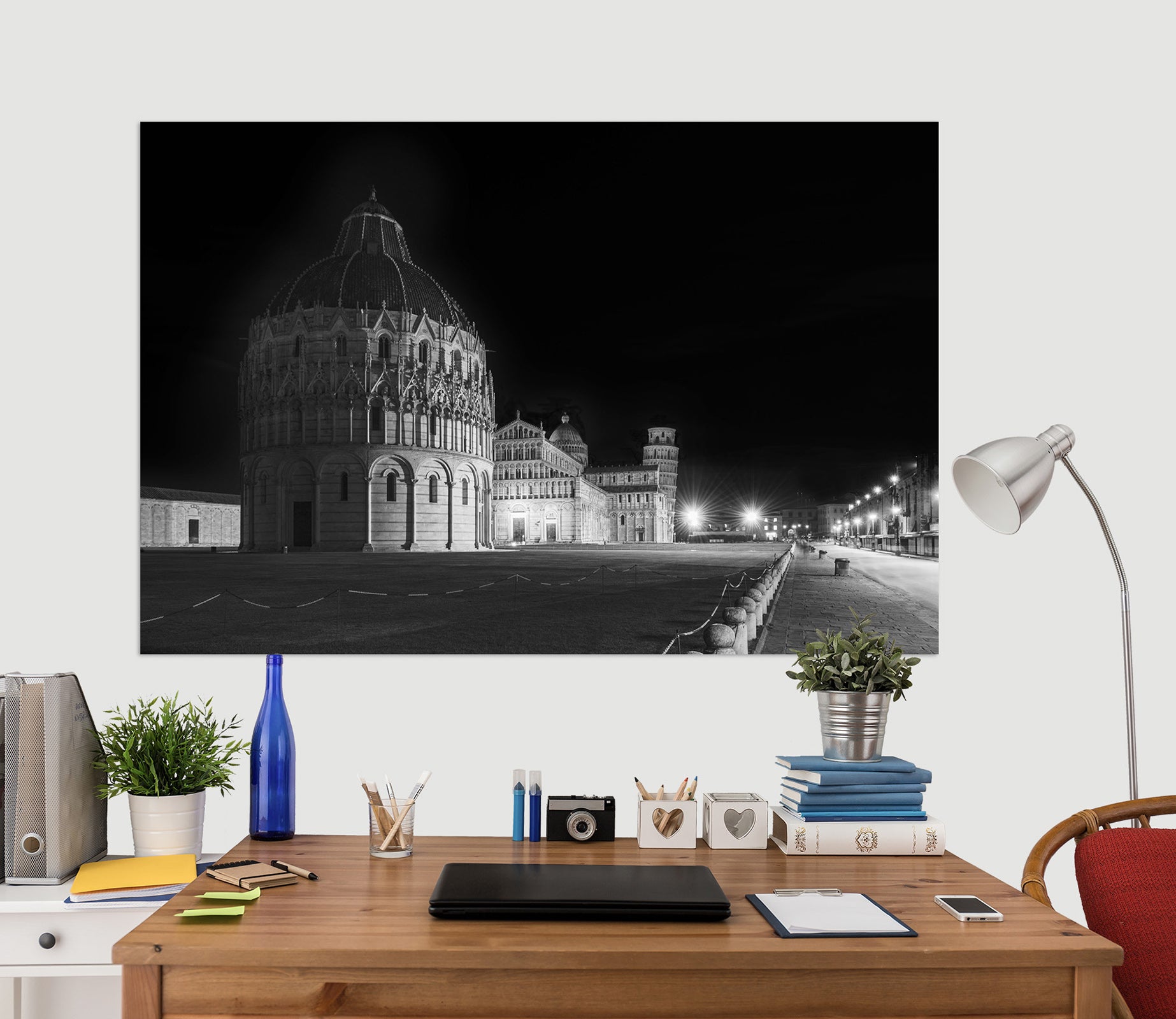 3D Night Castle 115 Marco Carmassi Wall Sticker