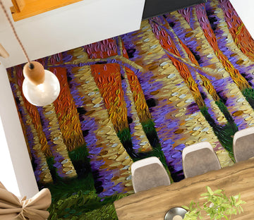 3D Tree Trunk 102166 Dena Tollefson Floor Mural  Wallpaper Murals Self-Adhesive Removable Print Epoxy