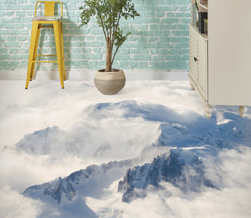 3D Misty Mountains 028 Floor Mural  Wallpaper Murals Rug & Mat Print Epoxy waterproof bath floor