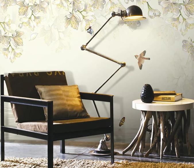 3D Birds And Flowers 421 Wall Murals Wallpaper AJ Wallpaper 2 
