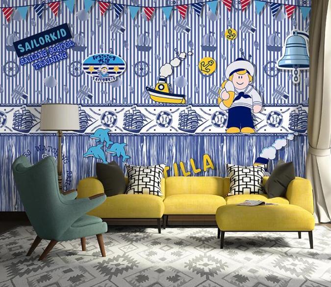 3D Steamer Cute 328 Wall Murals Wallpaper AJ Wallpaper 2 