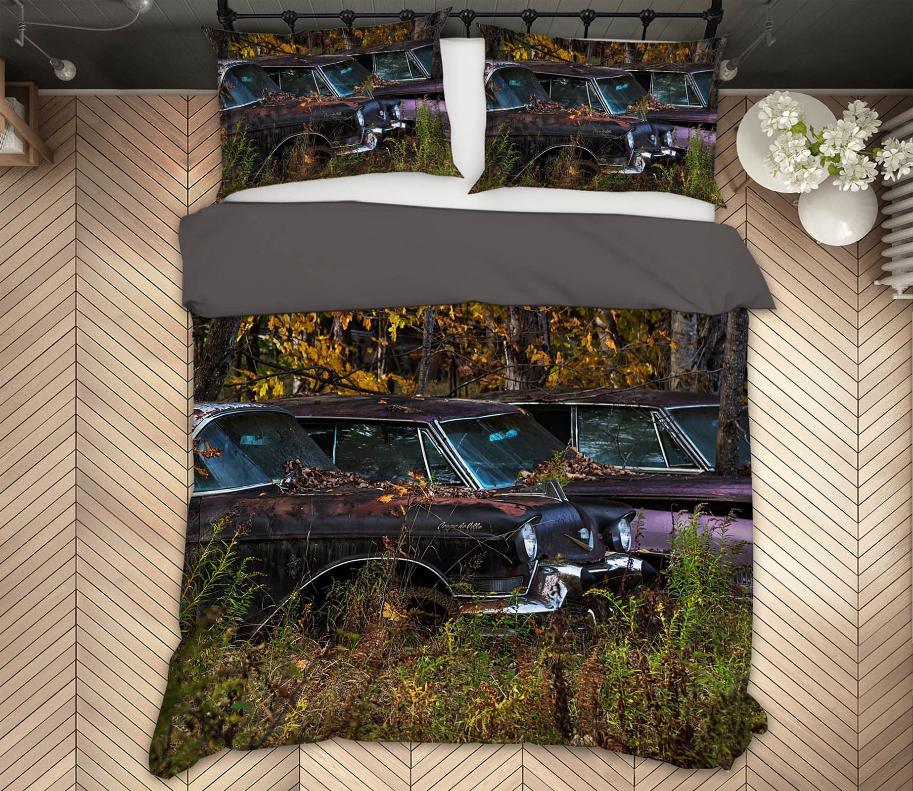 3D Cadillac Dreams 1003 Jerry LoFaro bedding Bed Pillowcases Quilt
