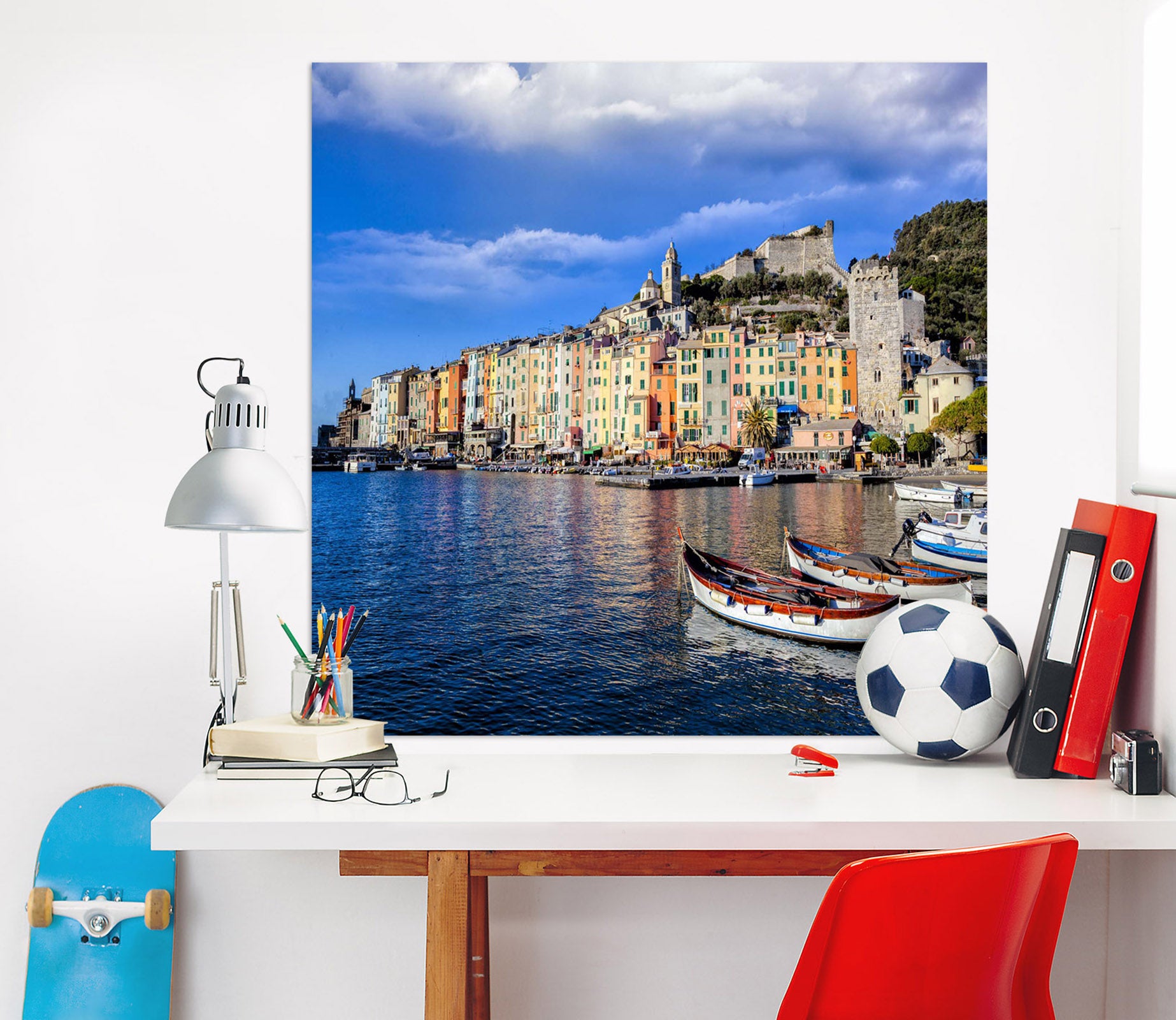 3D Waterside City 110 Marco Carmassi Wall Sticker