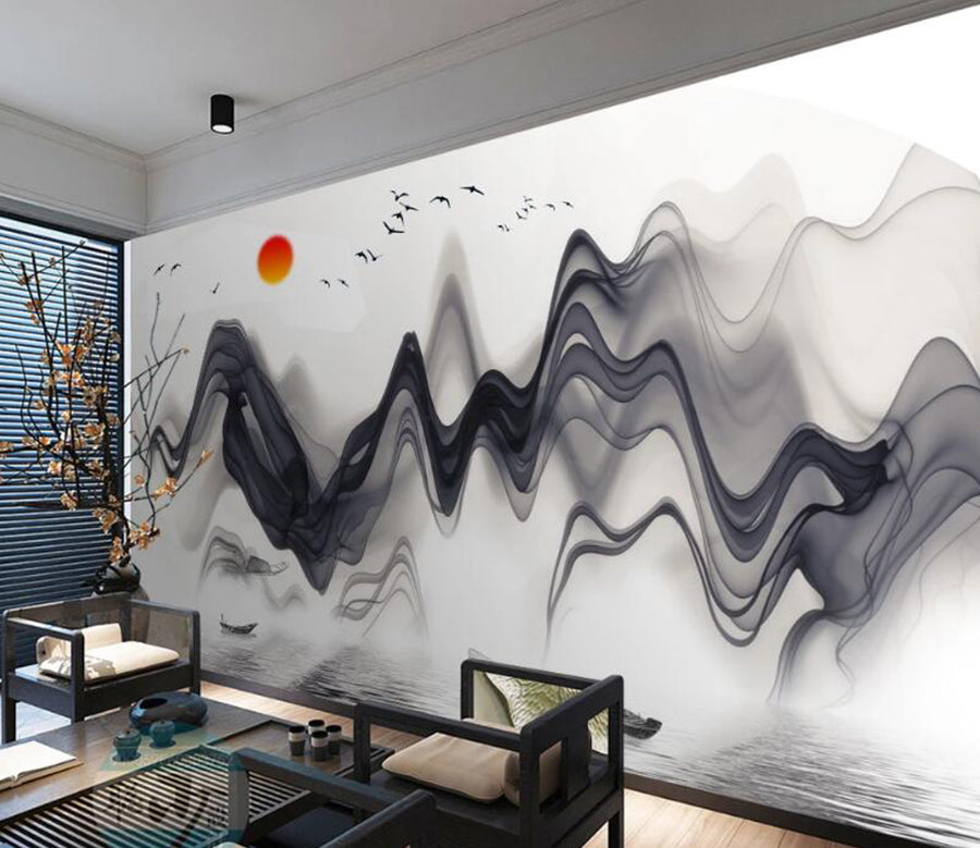 3D Winding Ink Ribbon 618 Wall Murals