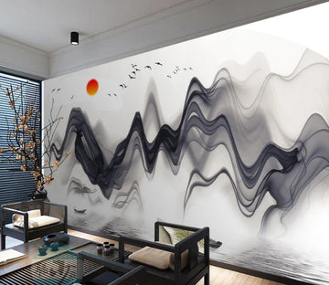3D Winding Ink Ribbon 618 Wall Murals